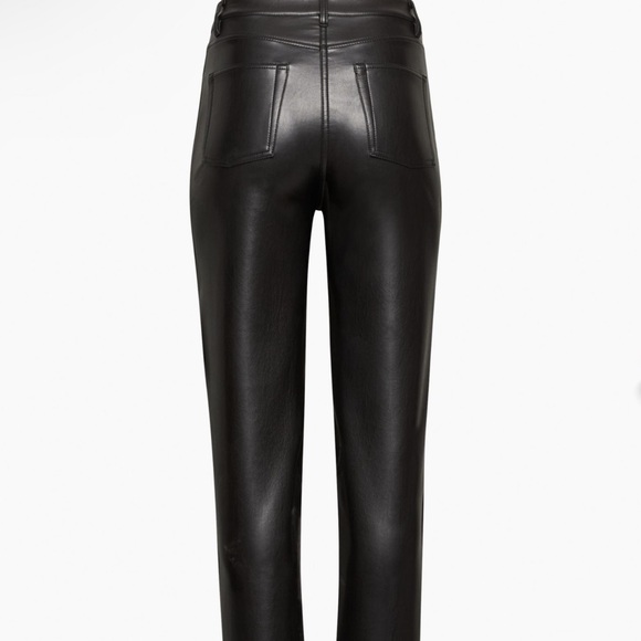Wilfred The Melina Pant Leather Black Size 8 - Picture 3 of 5